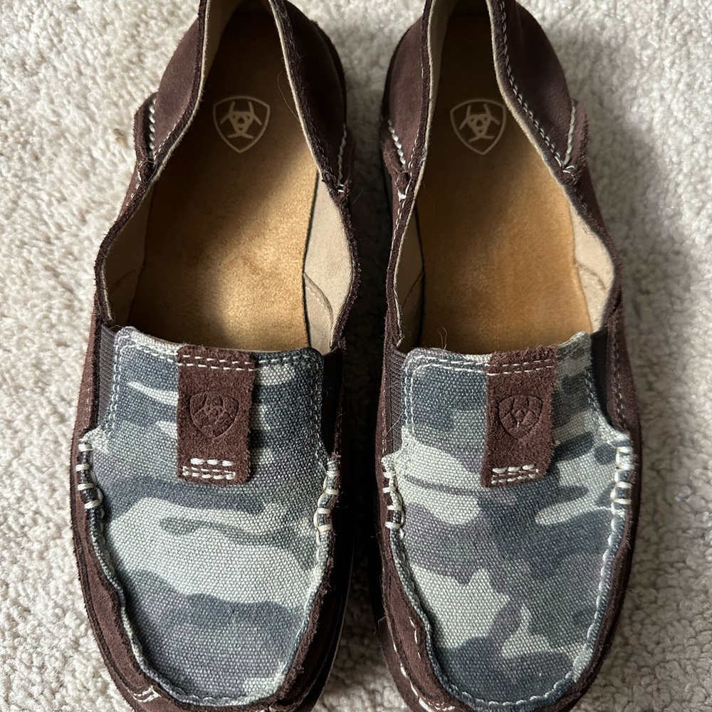 Ariat women’s  Brown Camo Slip-On Shoes